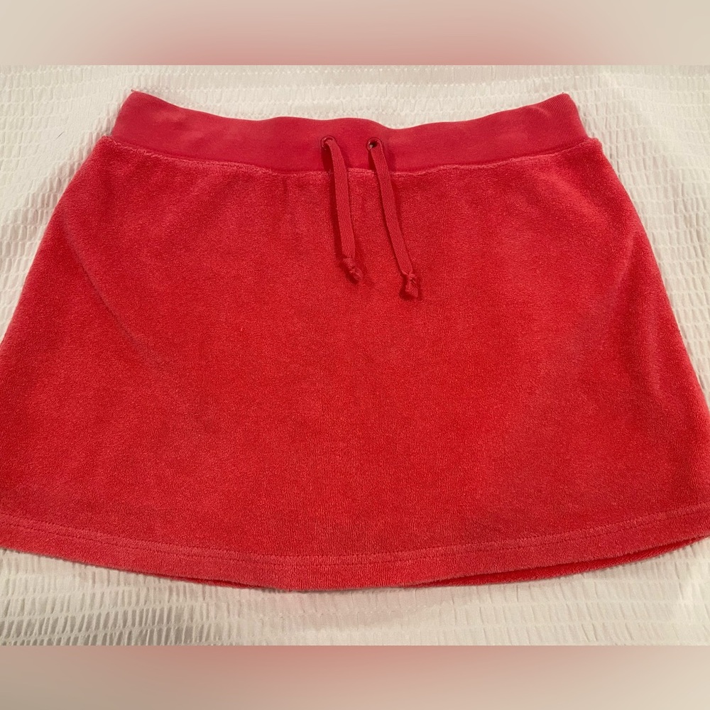 Vintage Pink Terrycloth Mini Skort
